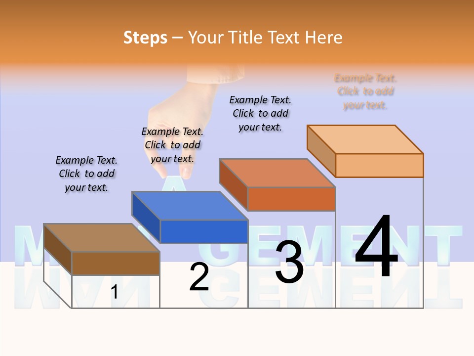 Support Thumb Finger PowerPoint Template