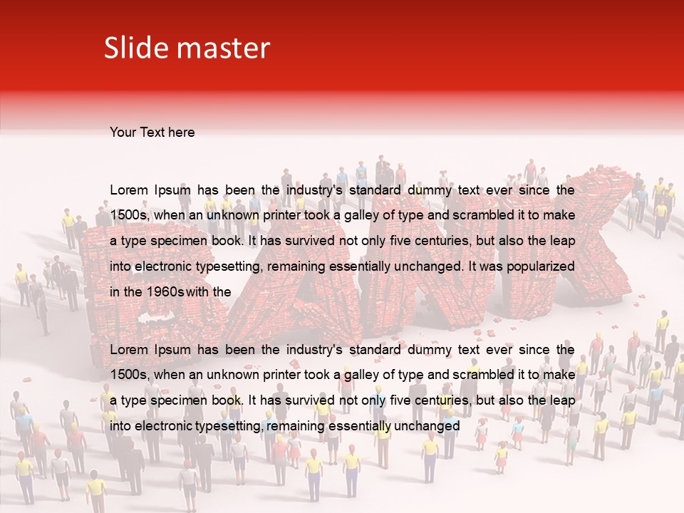 Standing Decline Wreck PowerPoint Template