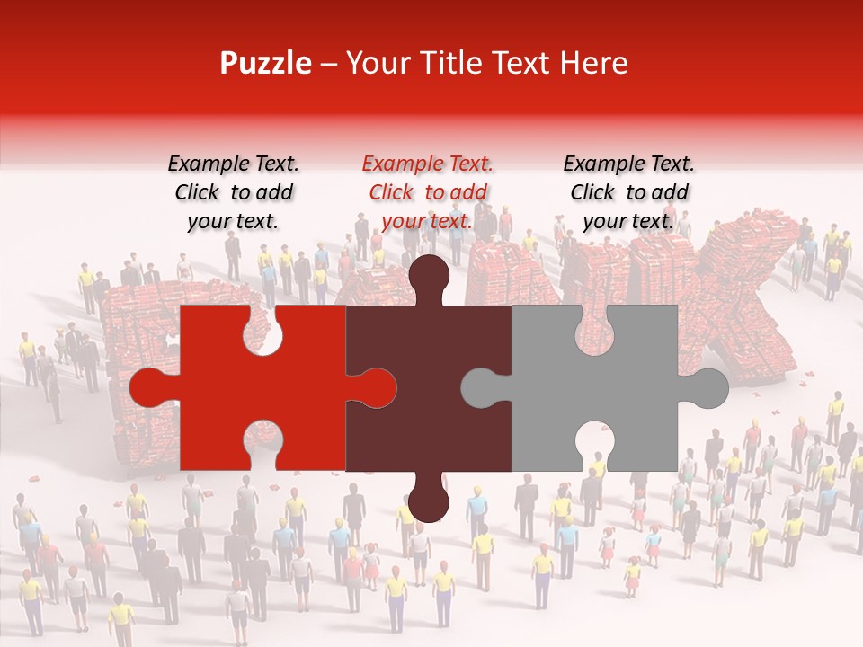 Standing Decline Wreck PowerPoint Template