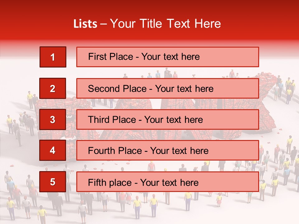 Standing Decline Wreck PowerPoint Template