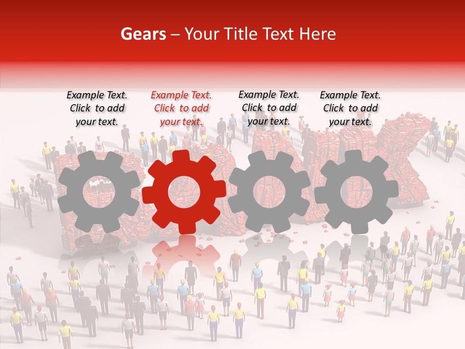 Standing Decline Wreck PowerPoint Template