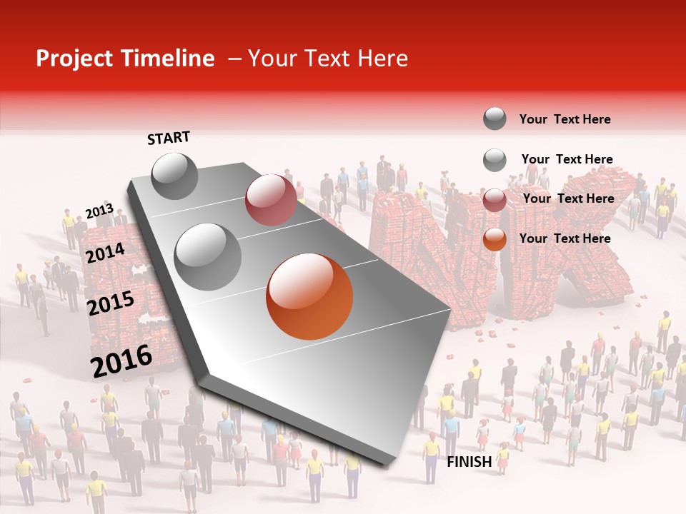 Standing Decline Wreck PowerPoint Template