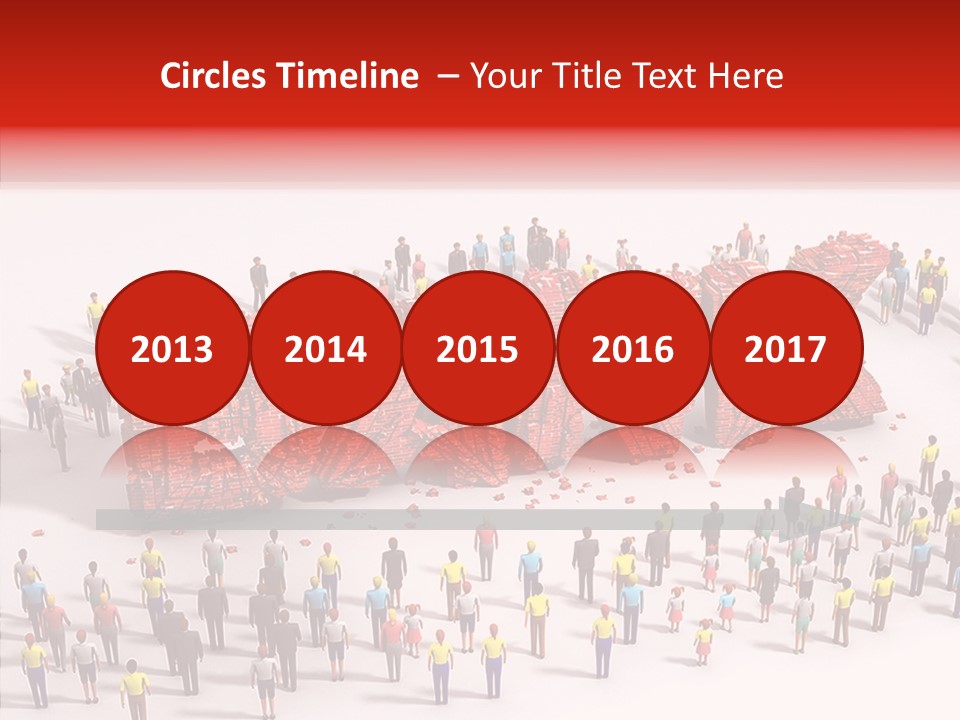 Standing Decline Wreck PowerPoint Template