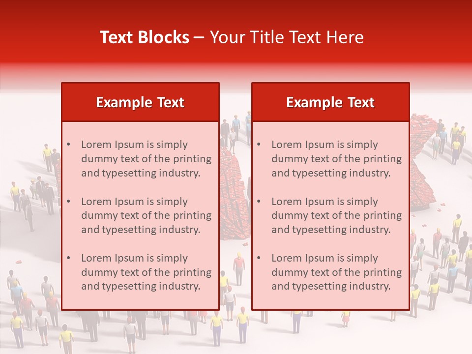 Standing Decline Wreck PowerPoint Template