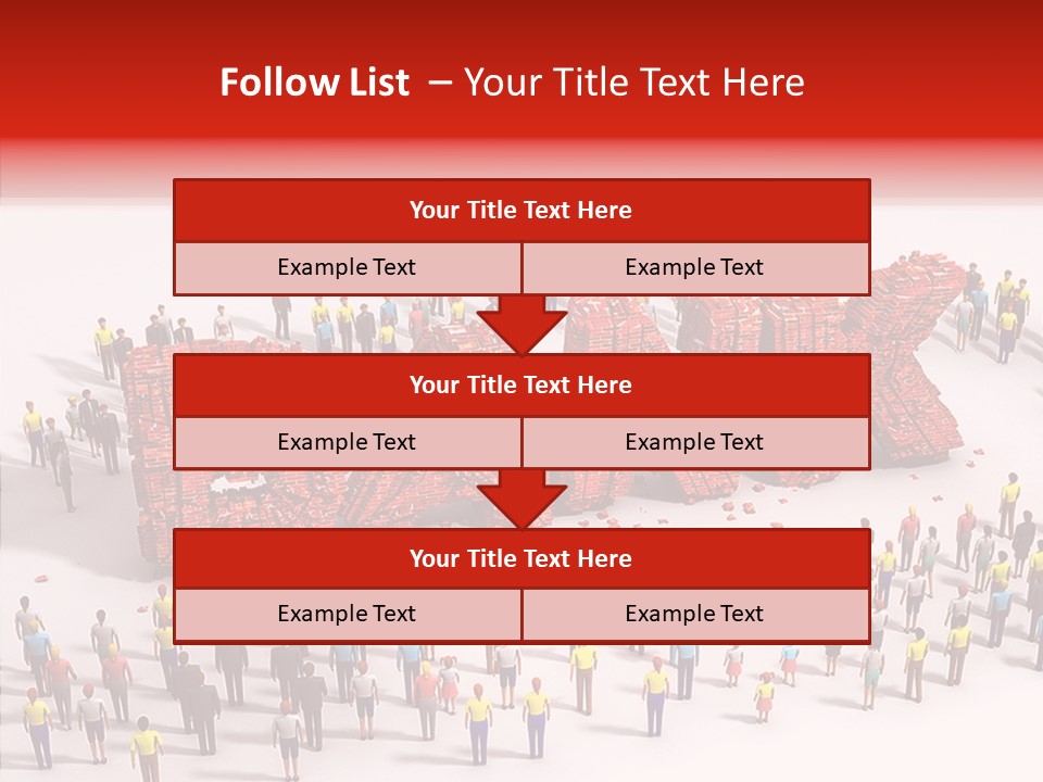 Standing Decline Wreck PowerPoint Template
