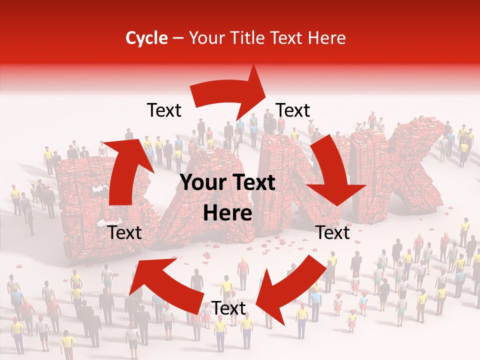Standing Decline Wreck PowerPoint Template