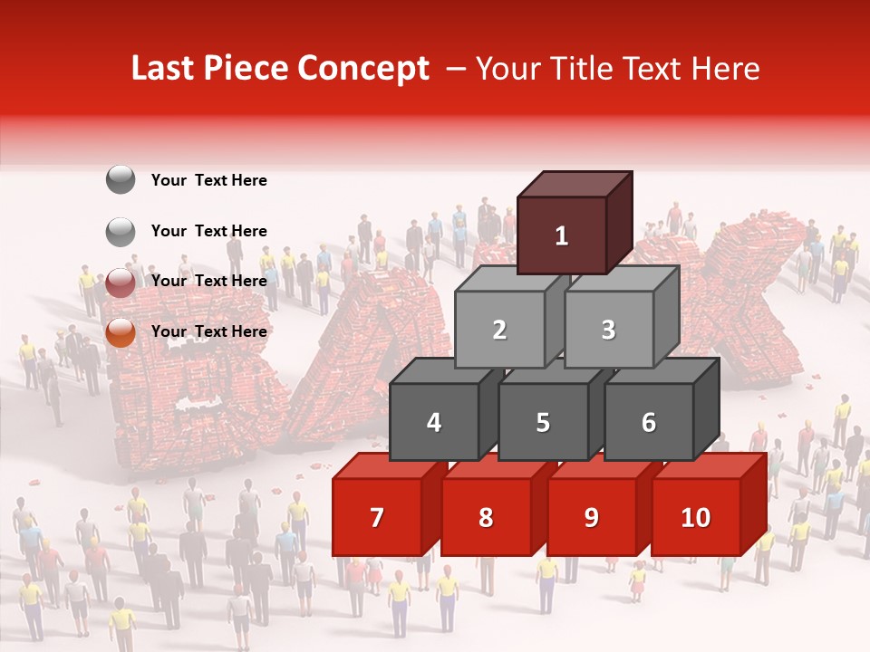 Standing Decline Wreck PowerPoint Template