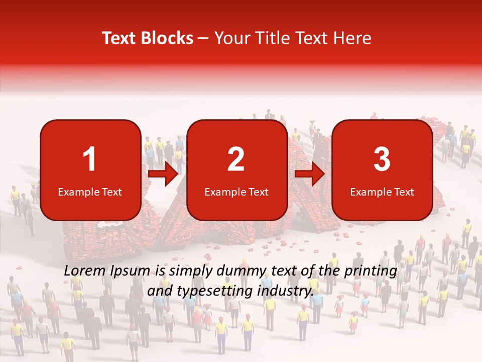 Standing Decline Wreck PowerPoint Template
