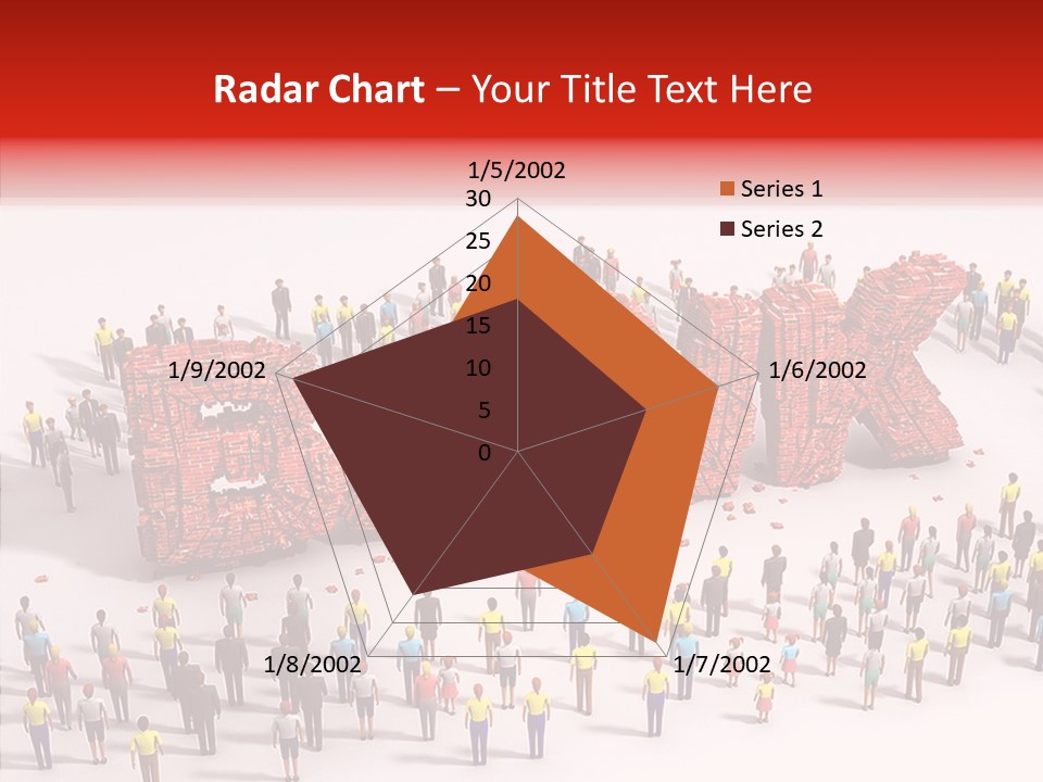 Standing Decline Wreck PowerPoint Template