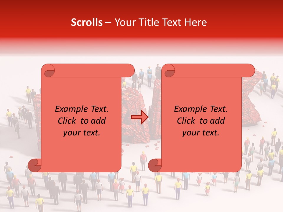 Standing Decline Wreck PowerPoint Template