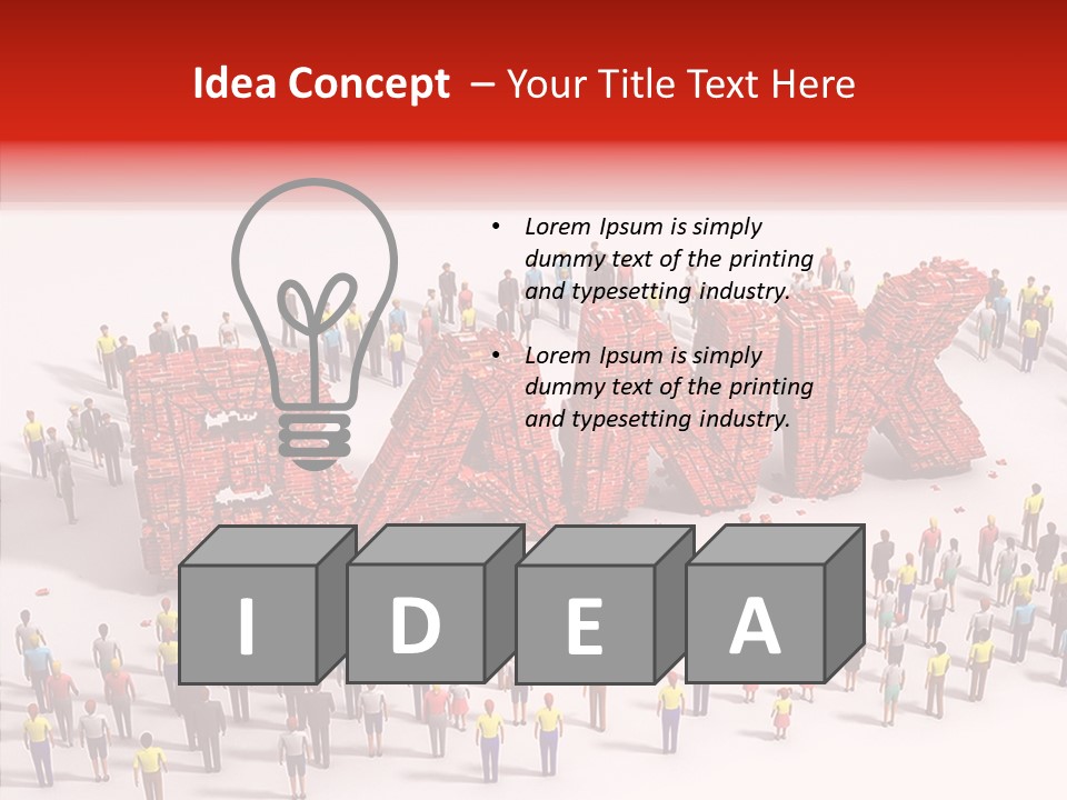 Standing Decline Wreck PowerPoint Template