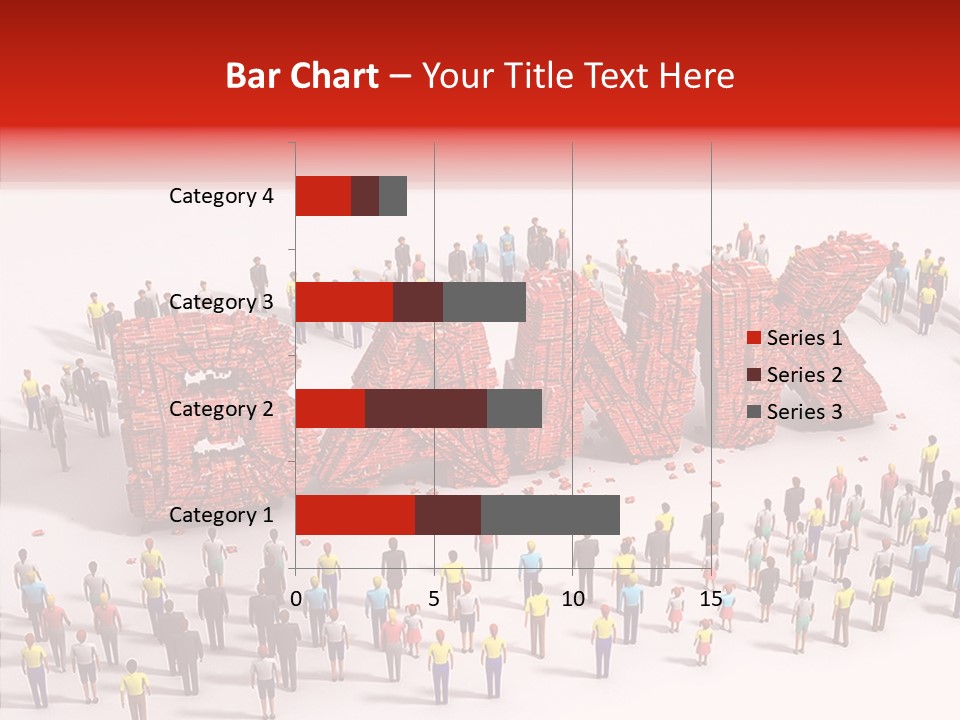 Standing Decline Wreck PowerPoint Template
