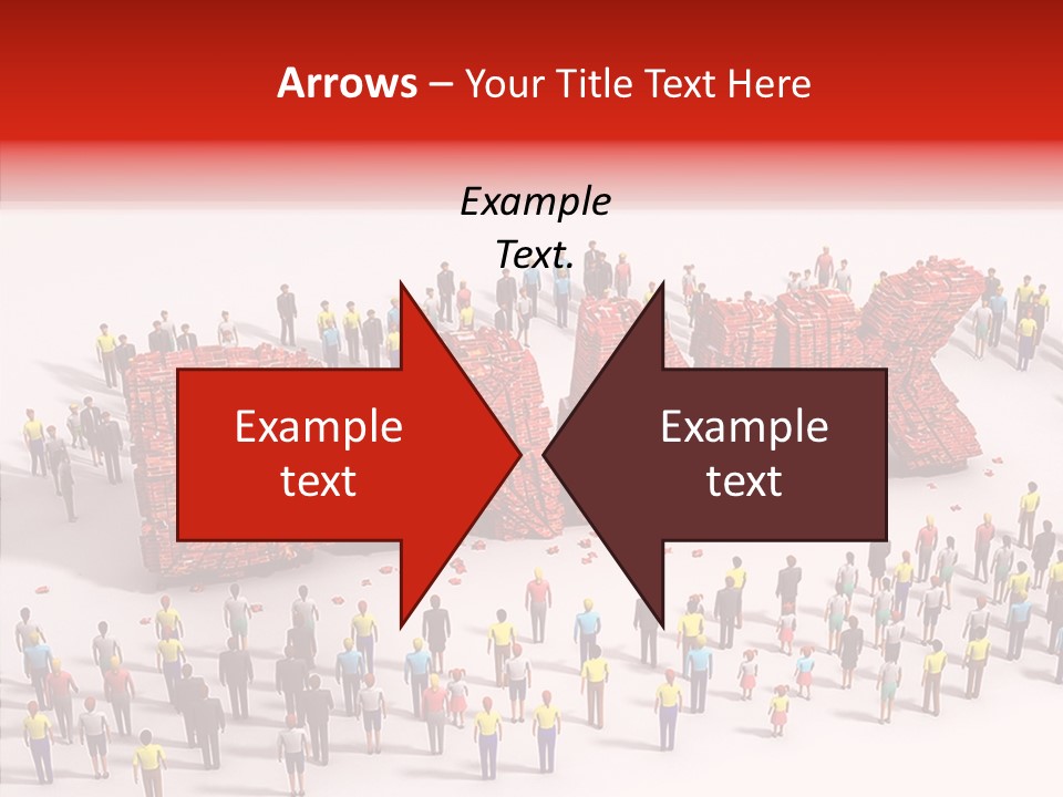 Standing Decline Wreck PowerPoint Template