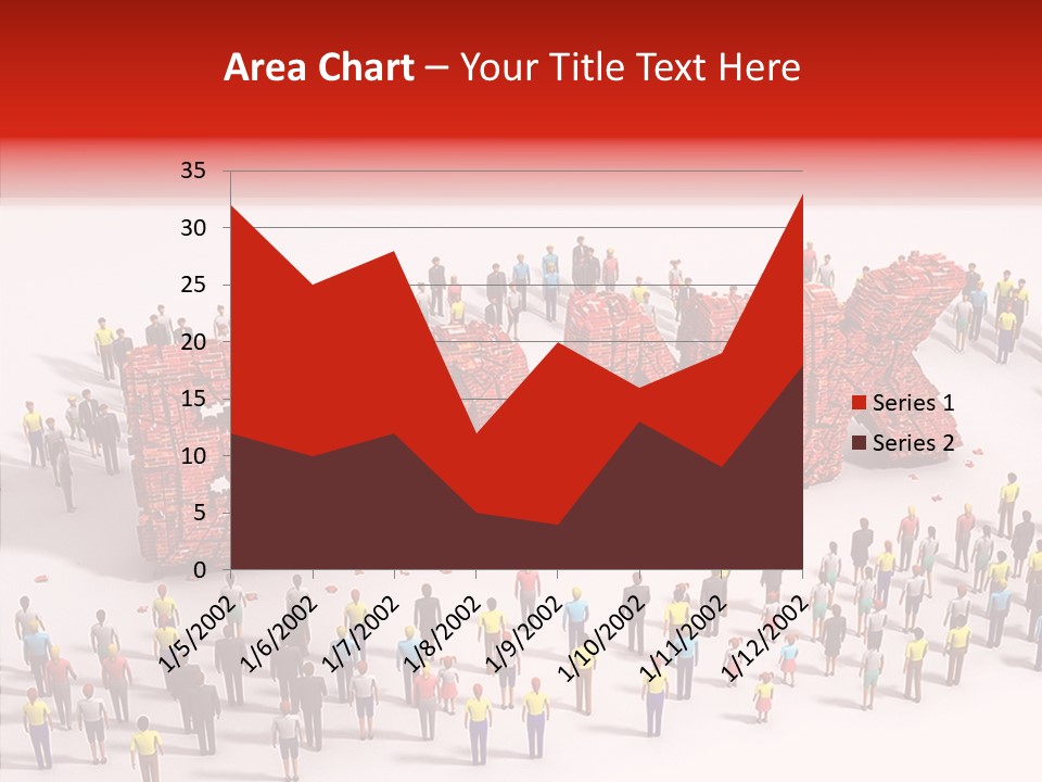 Standing Decline Wreck PowerPoint Template
