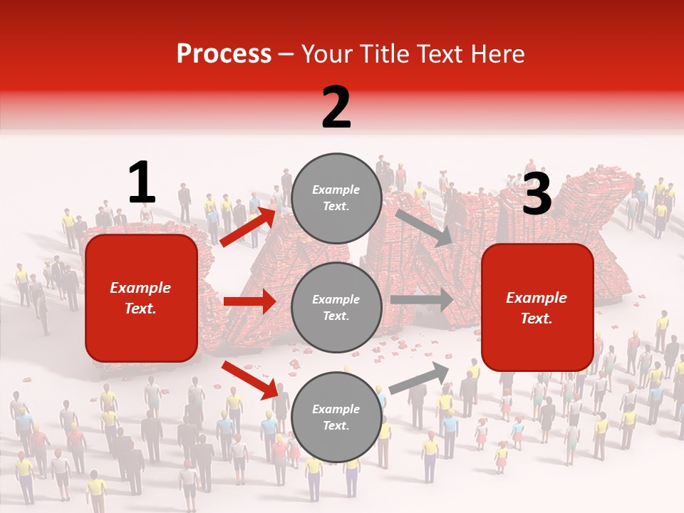 Standing Decline Wreck PowerPoint Template