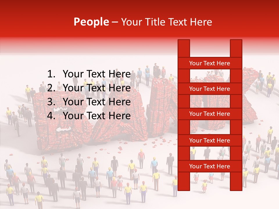 Standing Decline Wreck PowerPoint Template