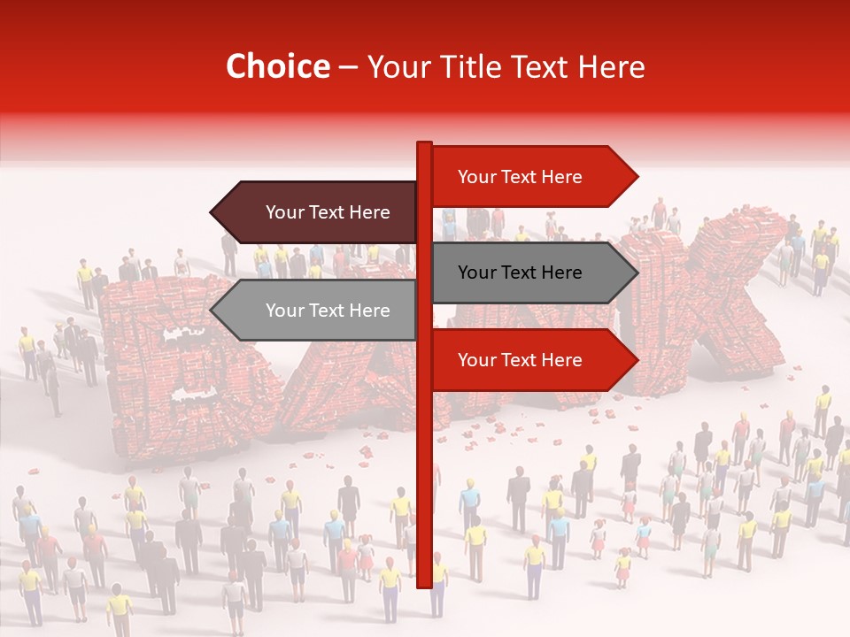 Standing Decline Wreck PowerPoint Template