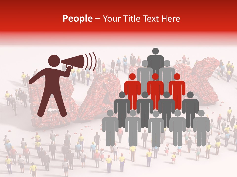 Standing Decline Wreck PowerPoint Template