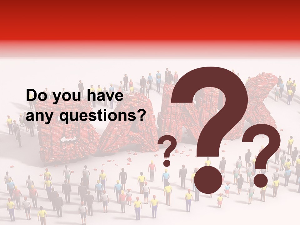 Standing Decline Wreck PowerPoint Template