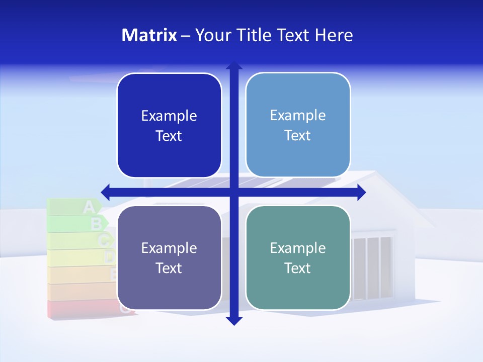 Green Carbon House PowerPoint Template