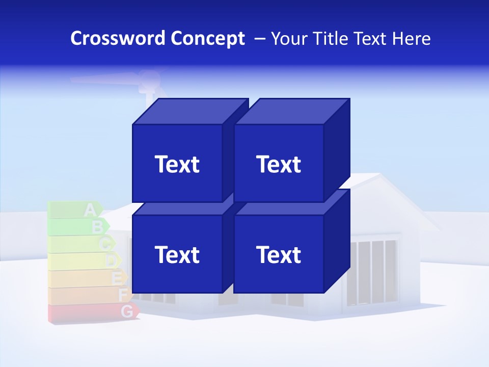 Green Carbon House PowerPoint Template