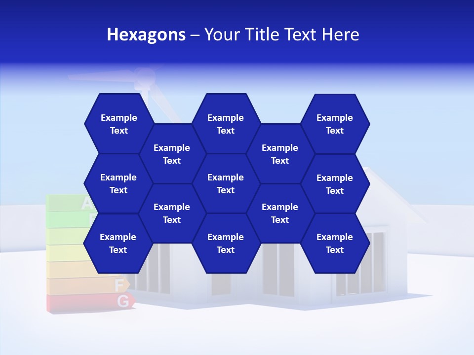 Green Carbon House PowerPoint Template