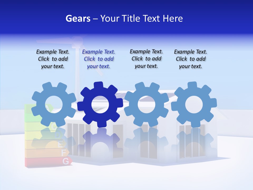 Green Carbon House PowerPoint Template