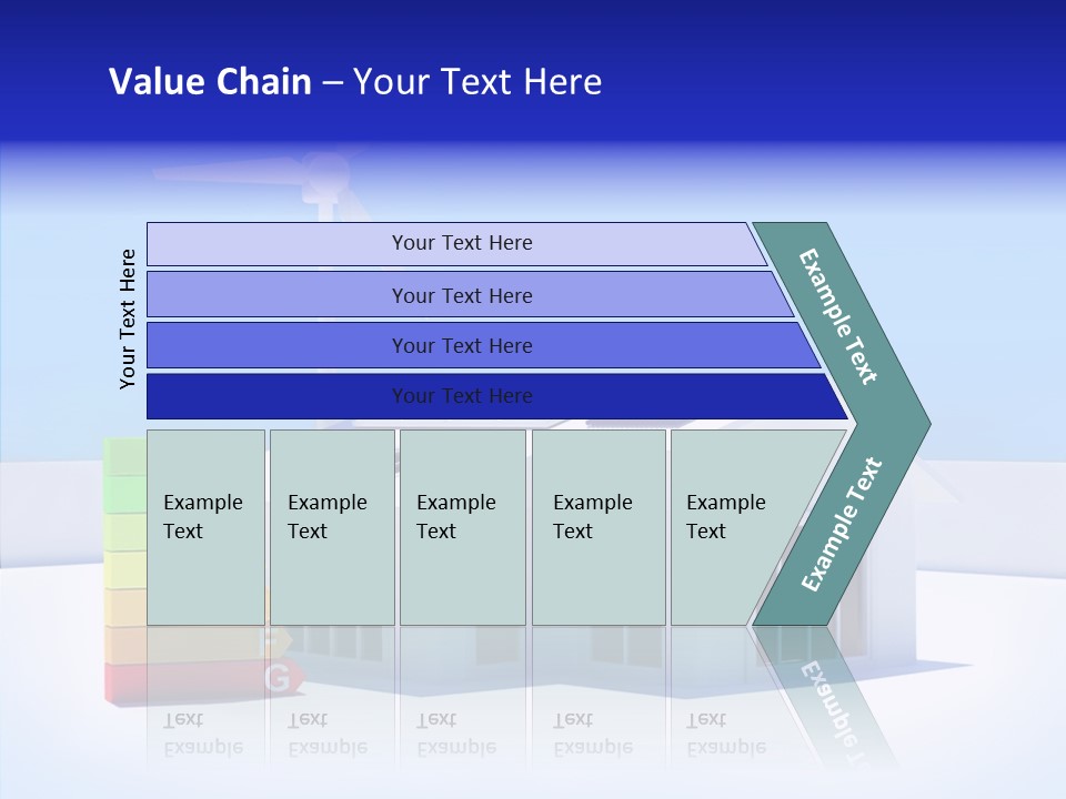 Green Carbon House PowerPoint Template
