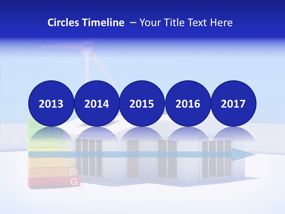 Green Carbon House PowerPoint Template