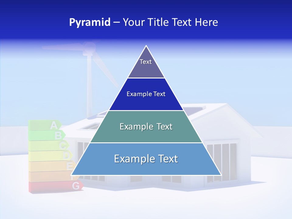 Green Carbon House PowerPoint Template