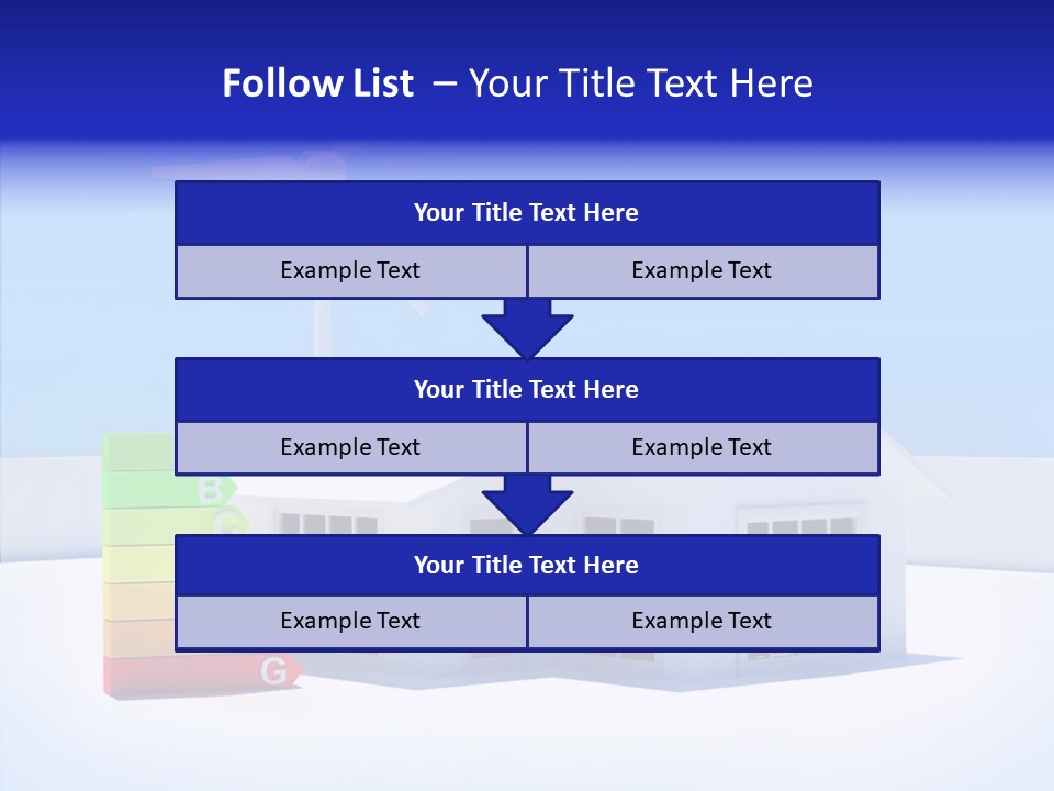 Green Carbon House PowerPoint Template