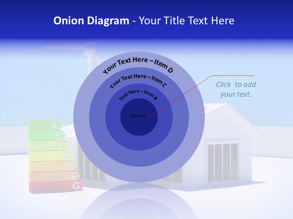 Green Carbon House PowerPoint Template