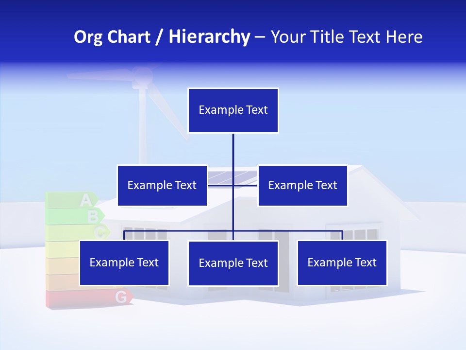 Green Carbon House PowerPoint Template