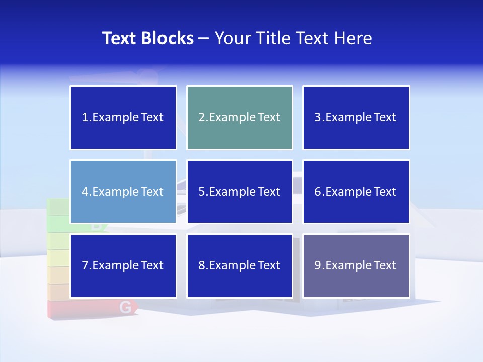 Green Carbon House PowerPoint Template