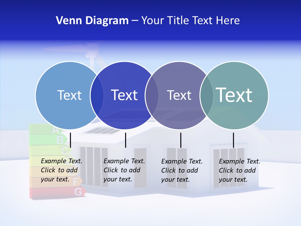 Green Carbon House PowerPoint Template