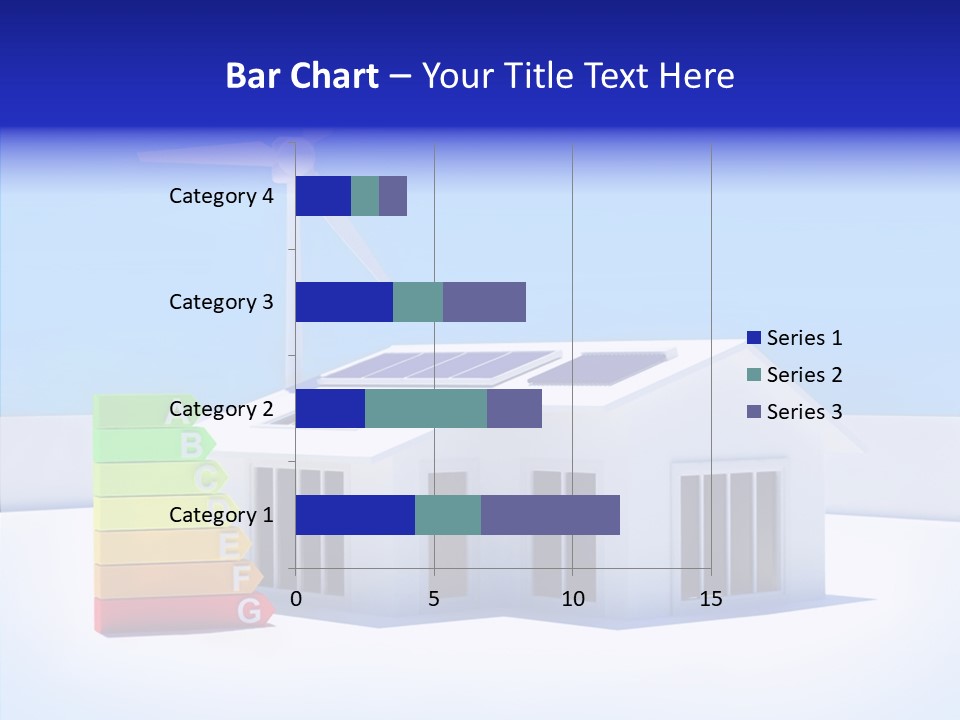 Green Carbon House PowerPoint Template