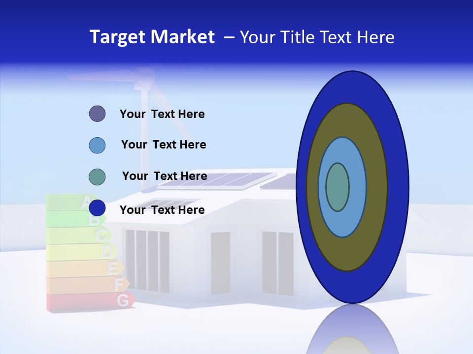 Green Carbon House PowerPoint Template