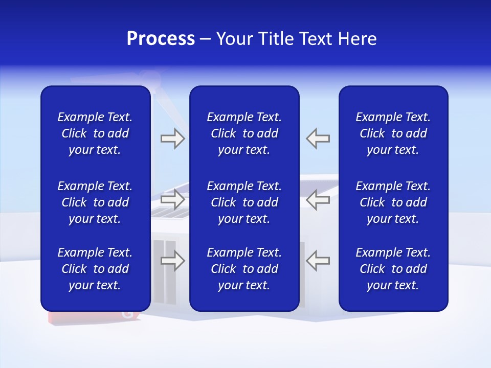 Green Carbon House PowerPoint Template