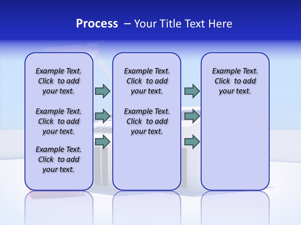 Green Carbon House PowerPoint Template
