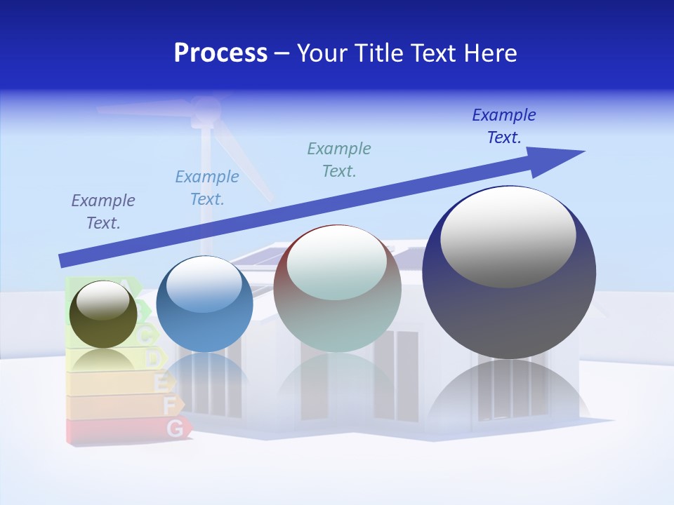 Green Carbon House PowerPoint Template
