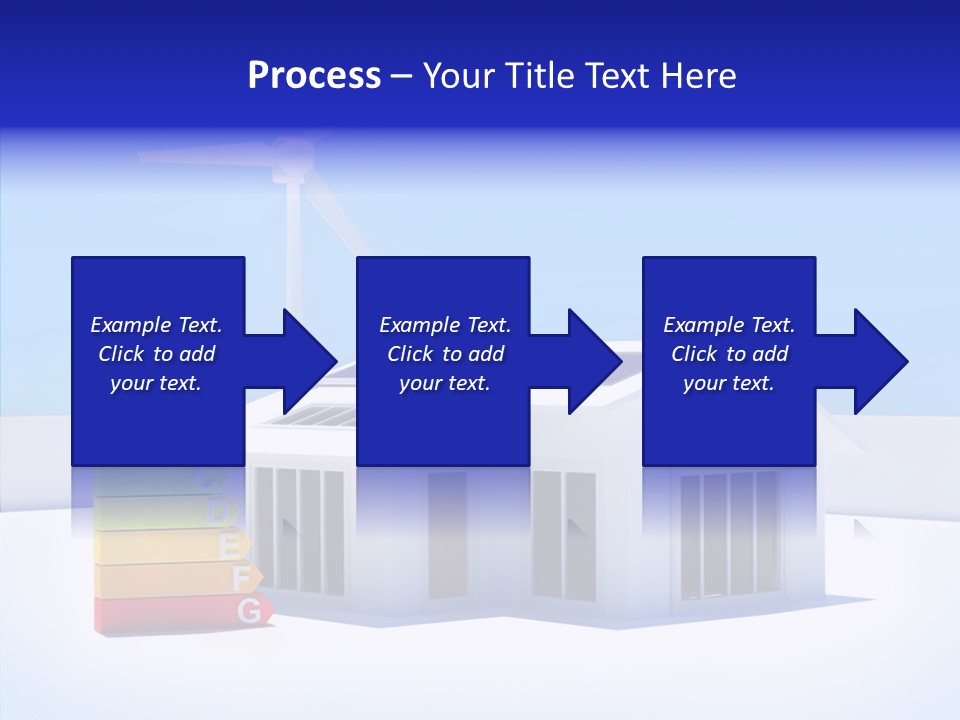 Green Carbon House PowerPoint Template