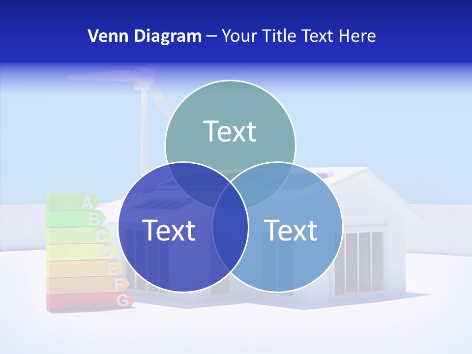 Green Carbon House PowerPoint Template