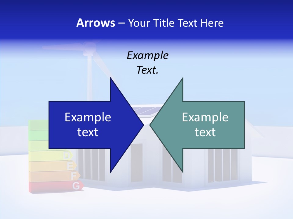 Green Carbon House PowerPoint Template