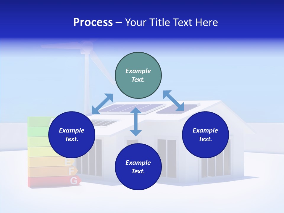 Green Carbon House PowerPoint Template