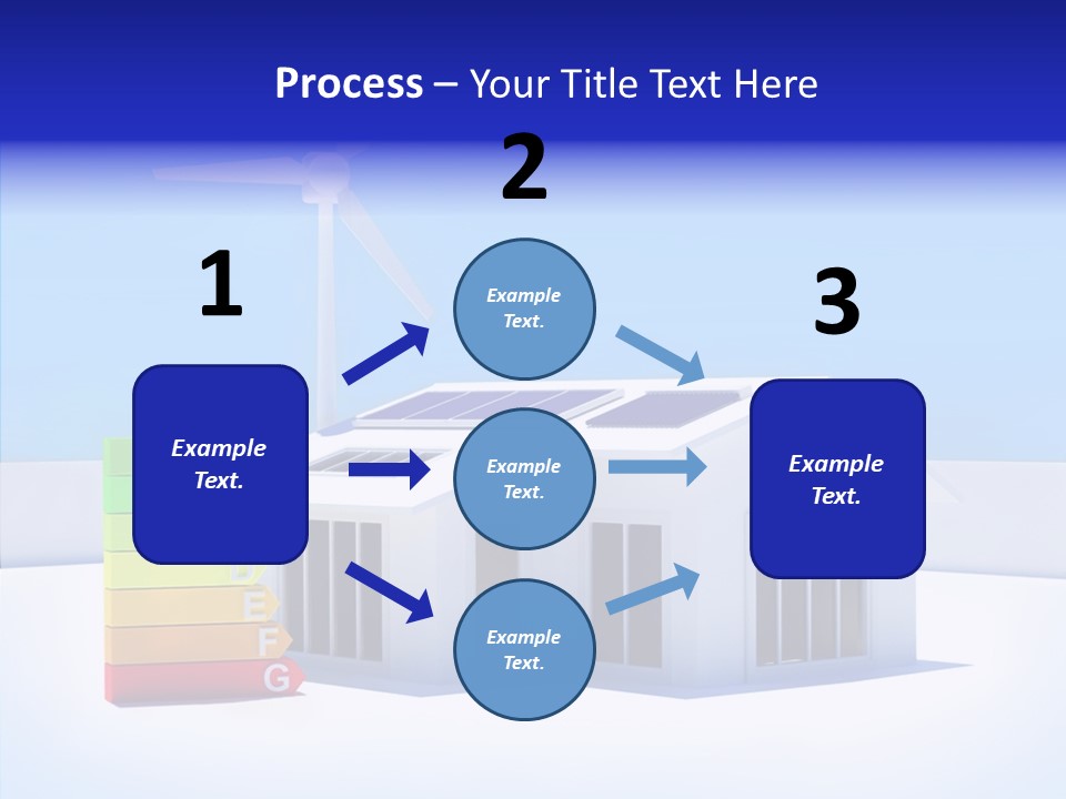 Green Carbon House PowerPoint Template