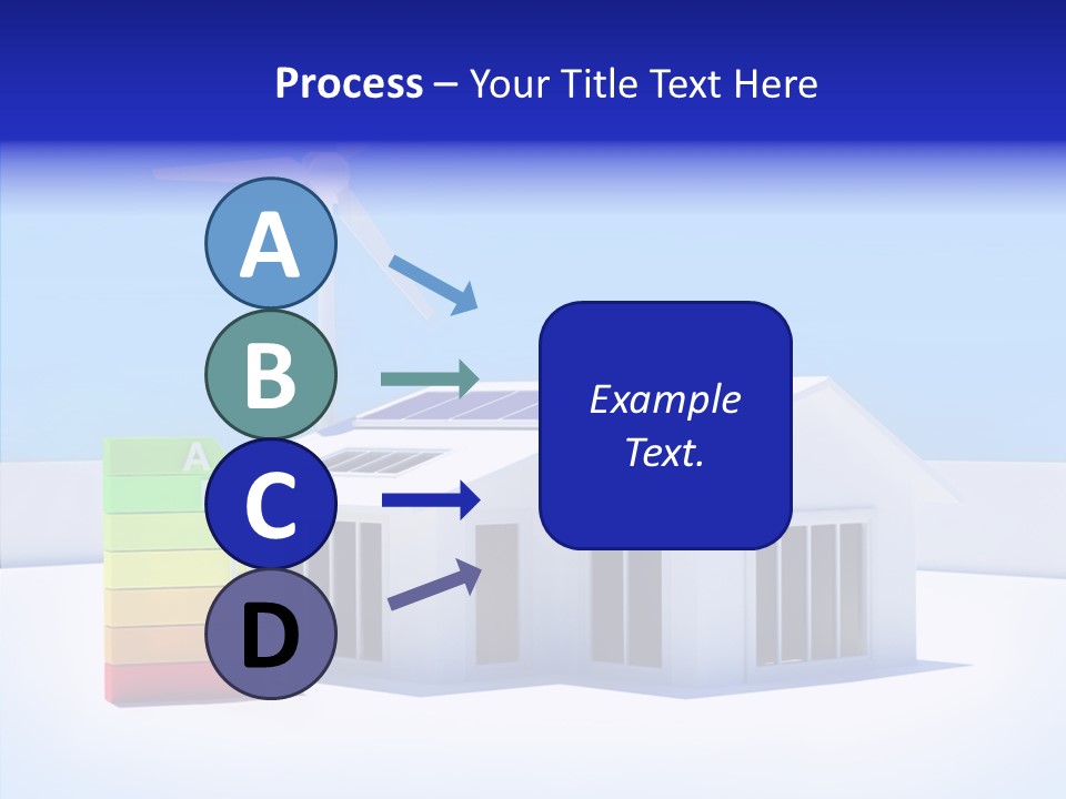 Green Carbon House PowerPoint Template