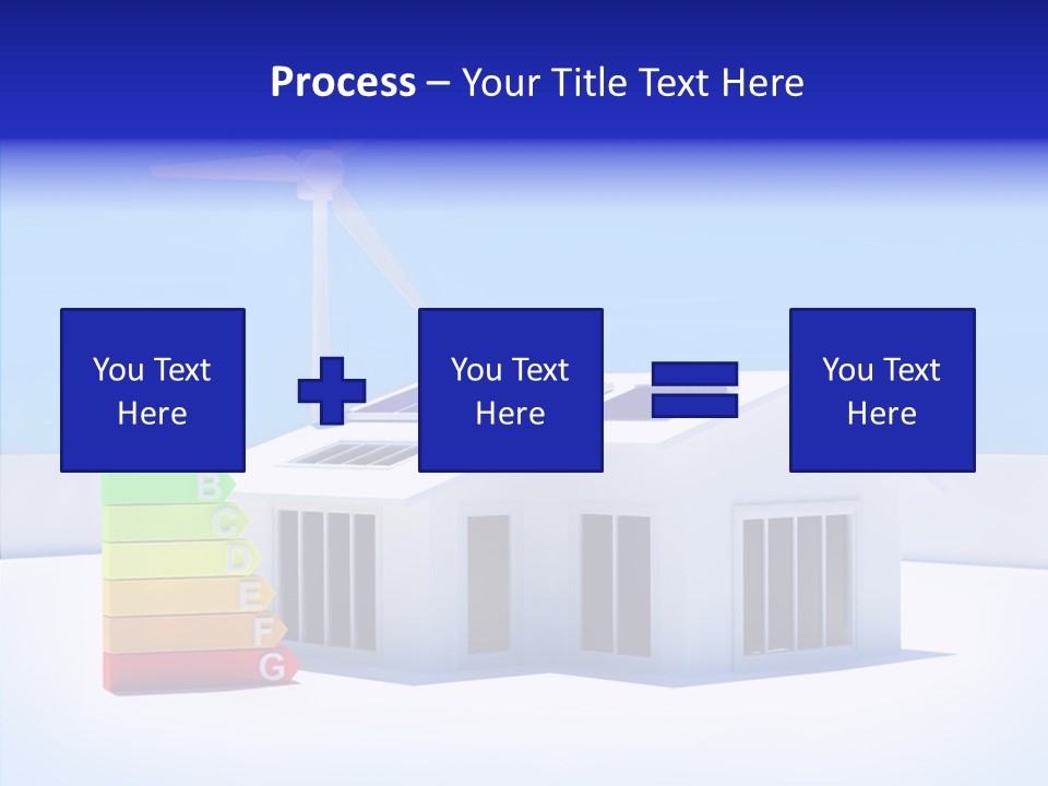 Green Carbon House PowerPoint Template