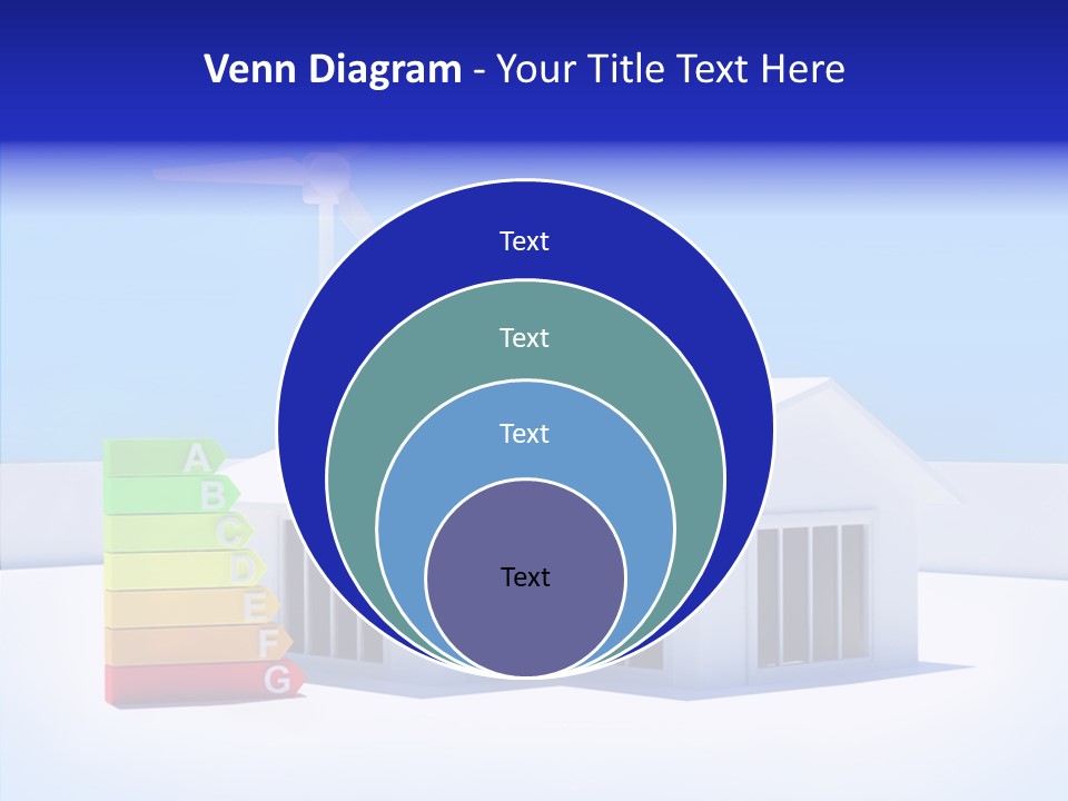 Green Carbon House PowerPoint Template