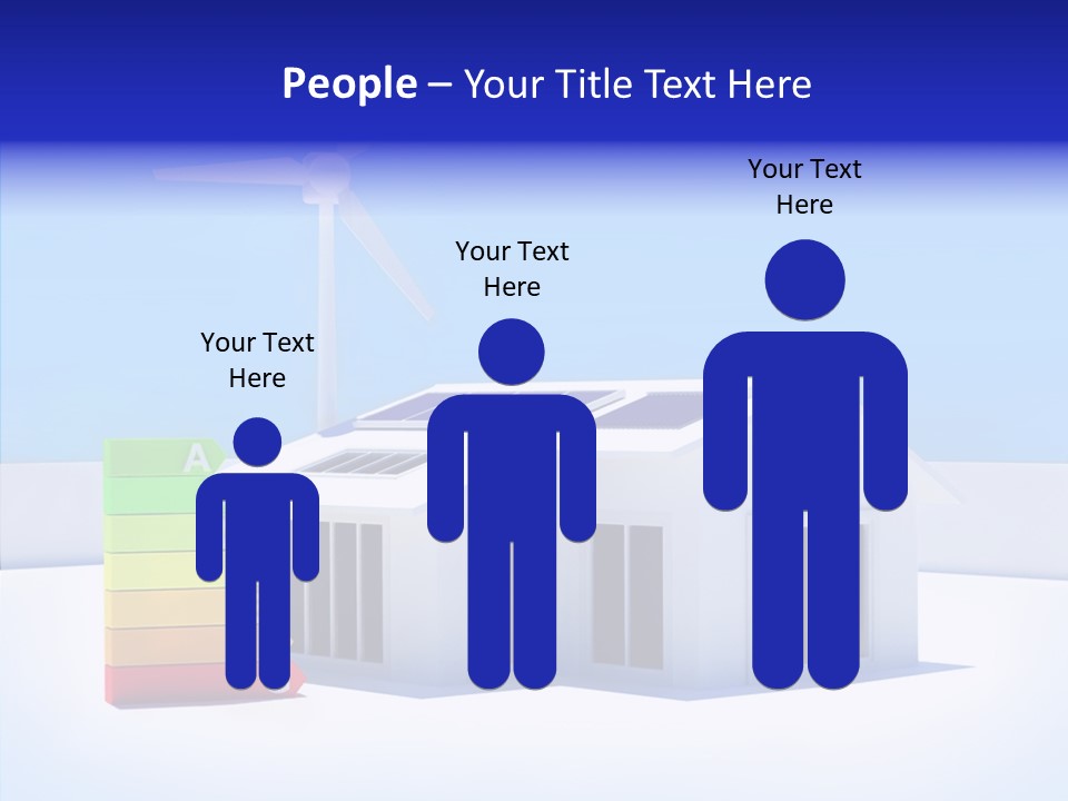 Green Carbon House PowerPoint Template