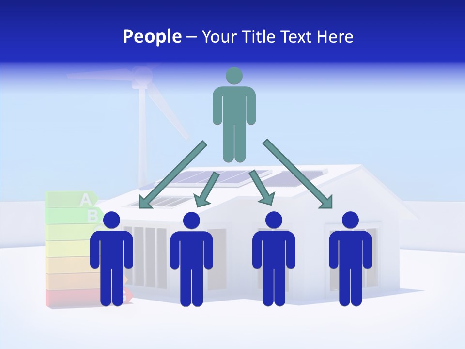 Green Carbon House PowerPoint Template